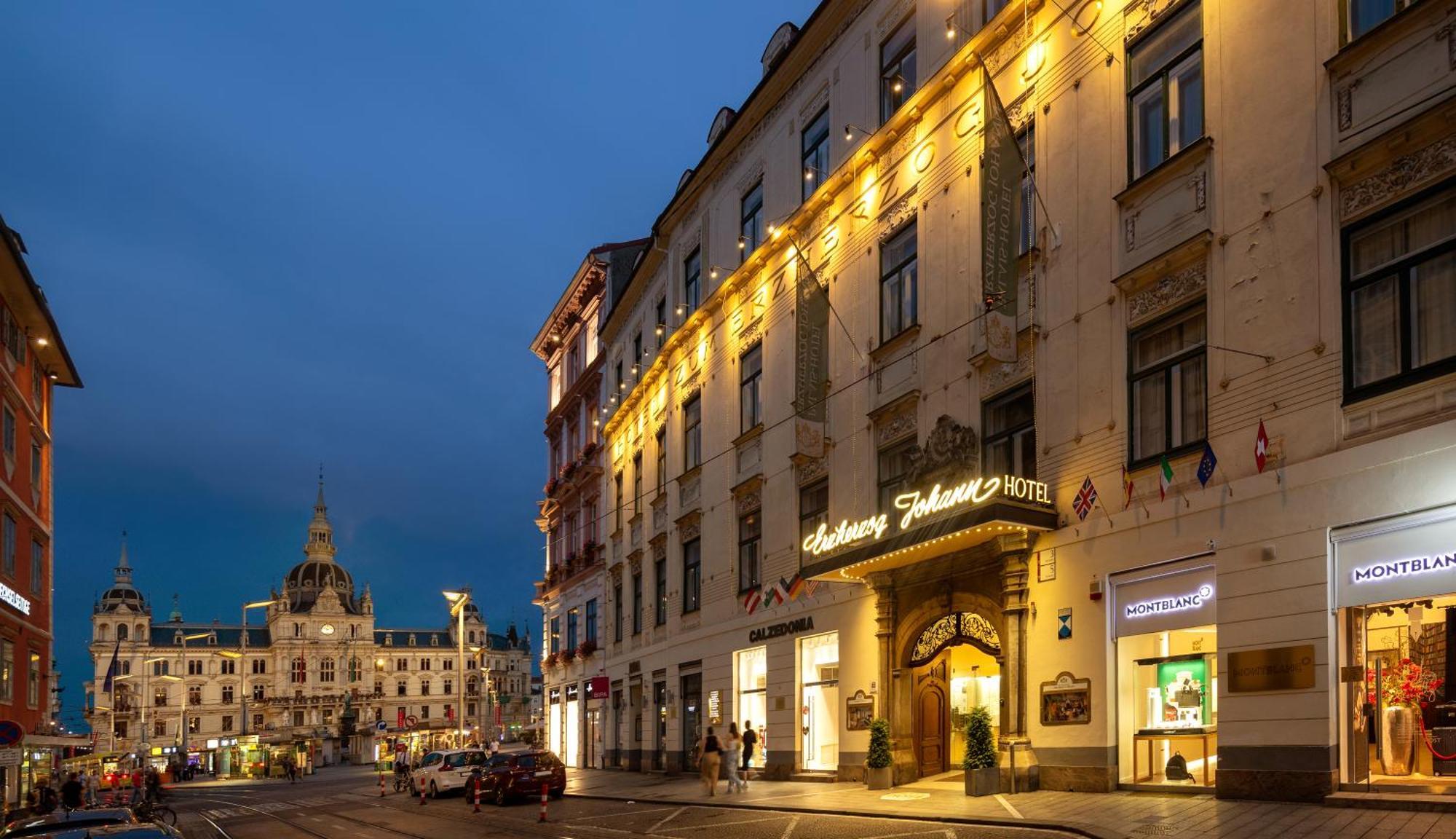 Palais-Hotel Erzherzog Johann Graz Ngoại thất bức ảnh